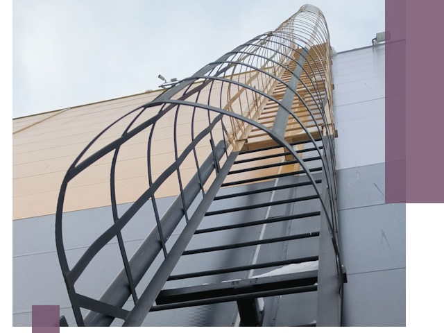 Изготовление и монтаж пожарных лестниц в Таганроге профессионально