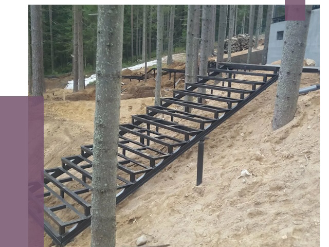 Монтаж металлических лестниц в Таганроге от 13490 руб. 