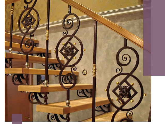 Изготовление кованых лестниц под ключ в Таганроге