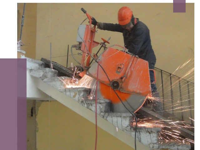 Демонтаж бетонных лестниц в Таганроге от 4581 руб. за м2 | ПРОЛЁТ-Тгн