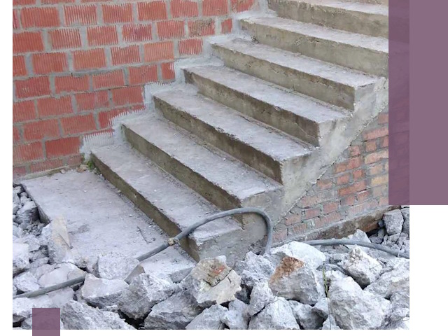 Демонтаж бетонных лестниц в Таганроге: быстро и безопасно