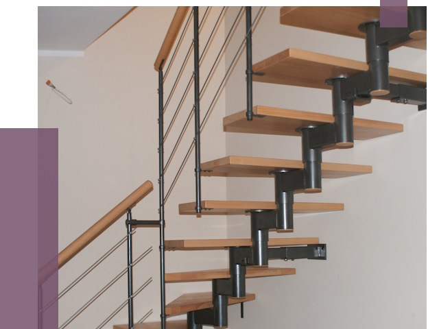 Изготовление модульных лестниц в Таганроге от 11454 руб. 