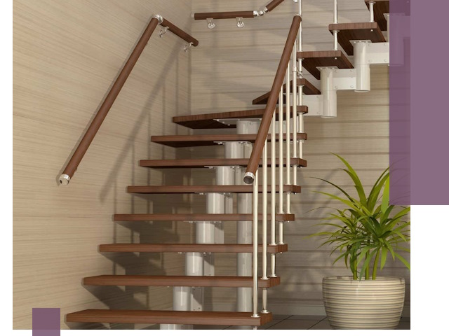 Изготовление модульных лестниц под ключ в Таганроге