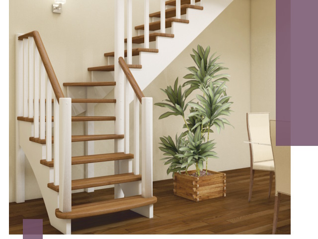 Г-образные лестницы под ключ в Таганроге — изготовление и монтаж