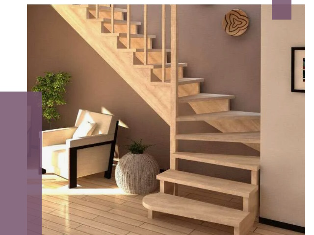 Изготовление Г-образных лестниц в Таганроге от 18835 руб. 