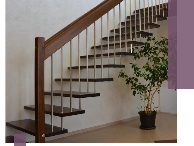 Лестницы на больцах под ключ в Таганроге – изготовление и монтаж