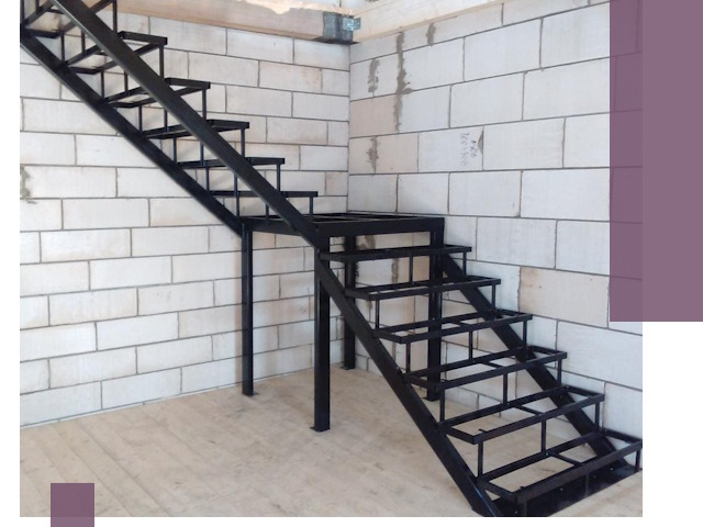 Лестницы на металлокаркасе под ключ в Таганроге — изготовление и монтаж