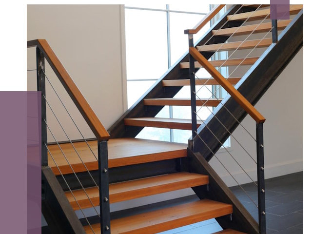Изготовление лестниц на металлокаркасе в Таганроге от 18835 руб. | ПРОЛЁТ-Тгн