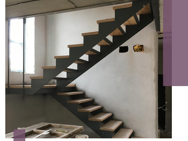 Изготовление лестниц на металлокаркасе в Таганроге от производителя