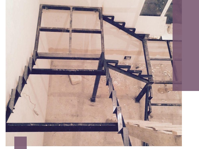 Монтаж лестниц на металлокаркасе в Таганроге быстро и качественно