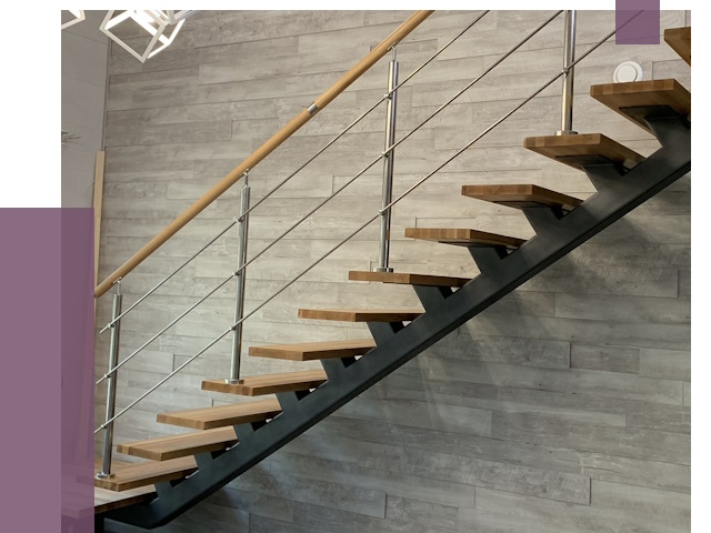 Изготовление лестниц на монокосоуре в Таганроге от 75848 руб. 
