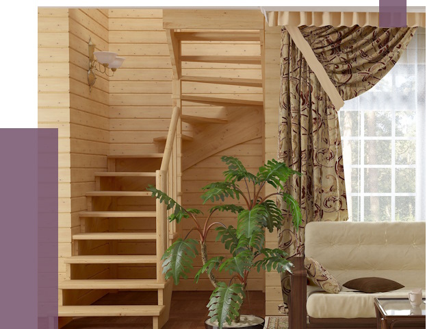 Лестницы для дачи в Таганроге от 75594 руб.  | ПРОЛЁТ-Тгн