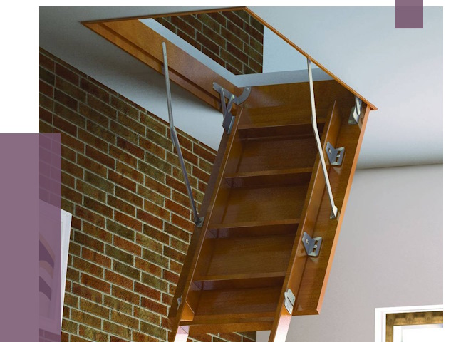 Установка чердачной лестницы в Таганроге от 7788 руб. | ПРОЛЁТ-Тгн