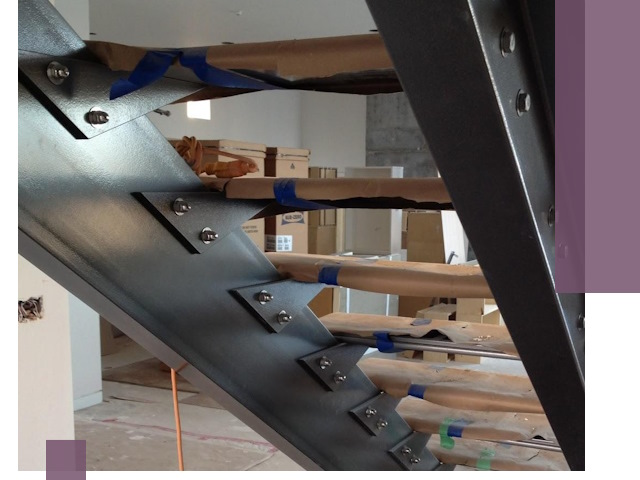 Усиление лестничных конструкций и усиление опор в Таганроге