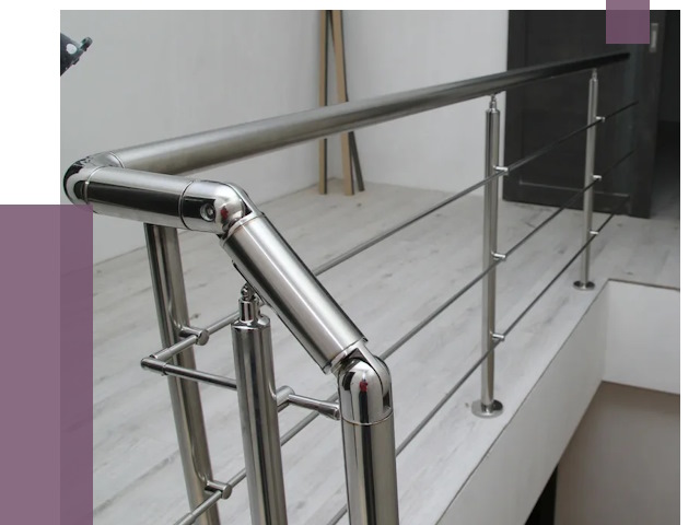 Перила из нержавеющей стали в Таганроге от 8959 руб. под ключ | ПРОЛЁТ-Тгн