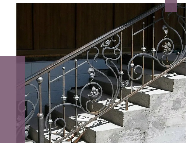 Кованые перила в Таганроге от 8654 руб. под ключ — качество от ПРОЛЁТ-Тгн