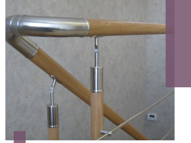 Комбинированные перила на заказ в Таганроге — монтаж и производство