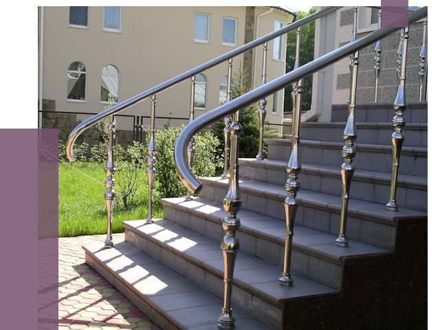 Перила для крыльца в Таганроге от 10690 руб. — монтаж ПРОЛЁТ-Тгн