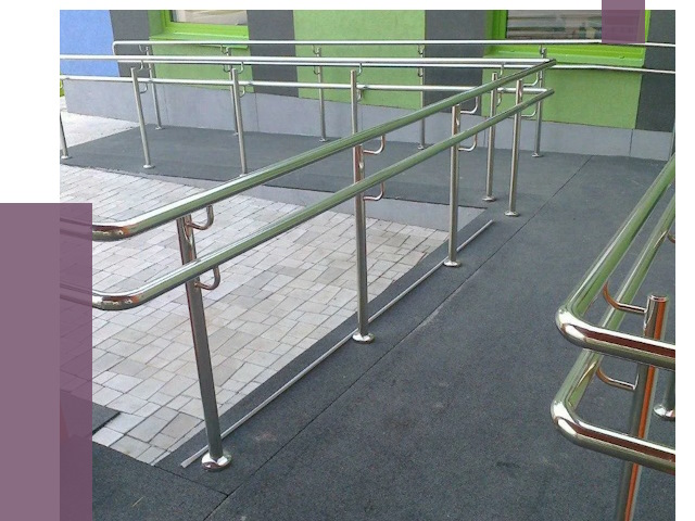Ограждения пандусов в Таганроге от 4327 руб. монтаж | ПРОЛЁТ-Тгн