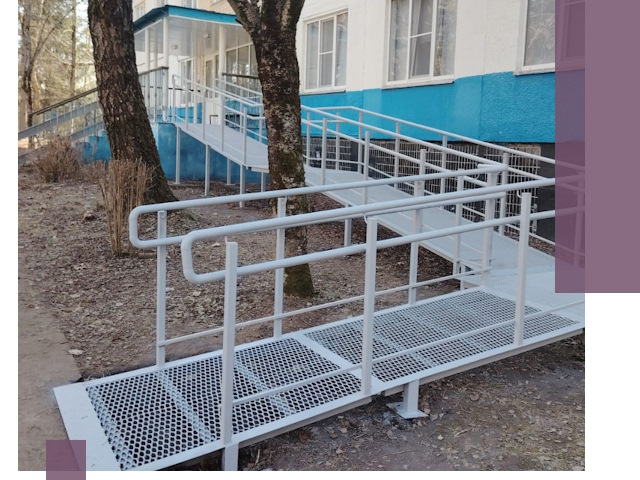 Пандусы под ключ в Таганроге: изготовление, монтаж и демонтаж