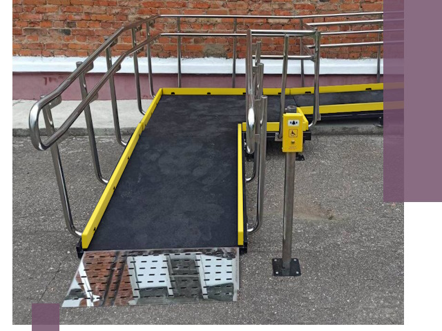 Изготовление наклонных пандусов для инвалидов в Таганроге