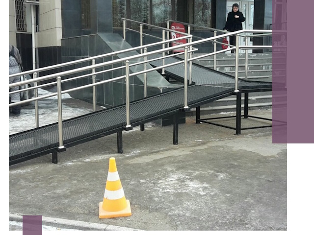 Стационарные пандусы под ключ в Таганроге — изготовление и монтаж