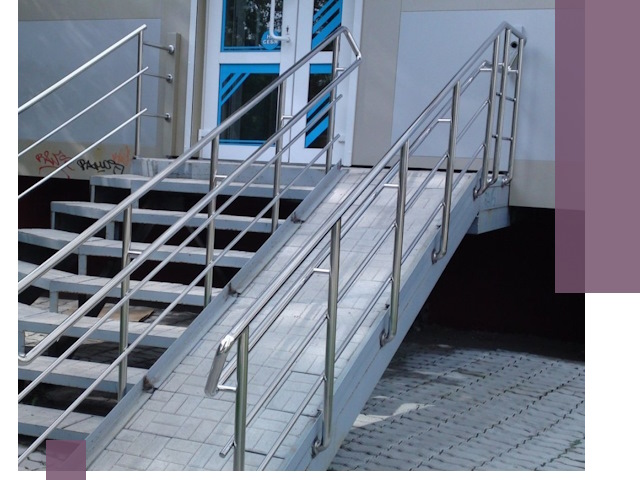 Пандус на крыльцо под ключ в Таганроге: монтаж и изготовление