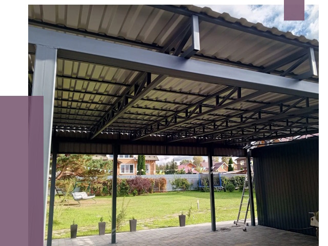 Монтаж навесов в Таганроге от 7330 руб. — установка навеса | ПРОЛЁТ-Тгн