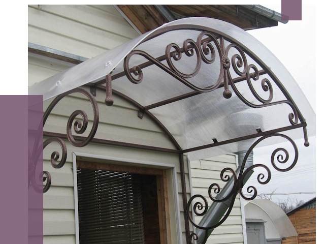 Изготовление козырьков в Таганроге от 7330 руб. — заказать | ПРОЛЁТ-Тгн