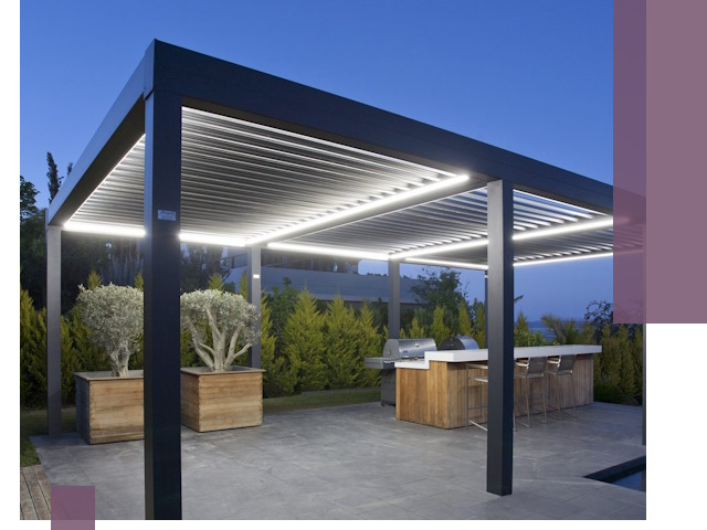 Навесы отдельно стоящие под ключ в Таганроге из металла и поликарбоната