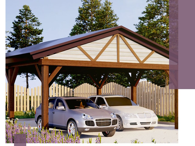 Навесы для автомобиля в Таганроге — изготовление и монтаж