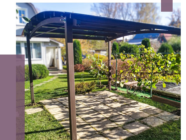 Навесы для дачи в Таганроге от 12675 руб. под ключ — ПРОЛЁТ-Тгн