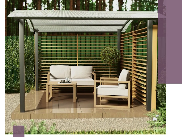 Навесы для дачи в Таганроге: изготовление, монтаж и демонтаж