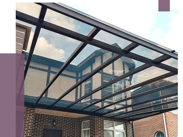 Навесы из поликарбоната в Таганроге от 8572 руб. под ключ — ПРОЛЁТ-Тгн