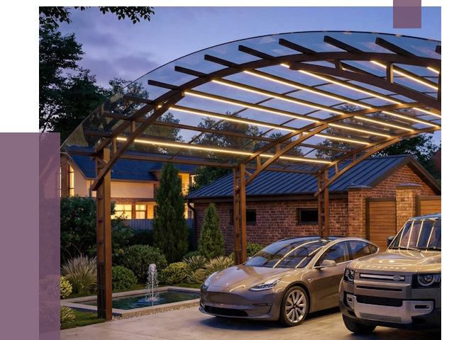 Металлические навесы в Таганроге от 12624 руб. под ключ — ПРОЛЁТ-Тгн