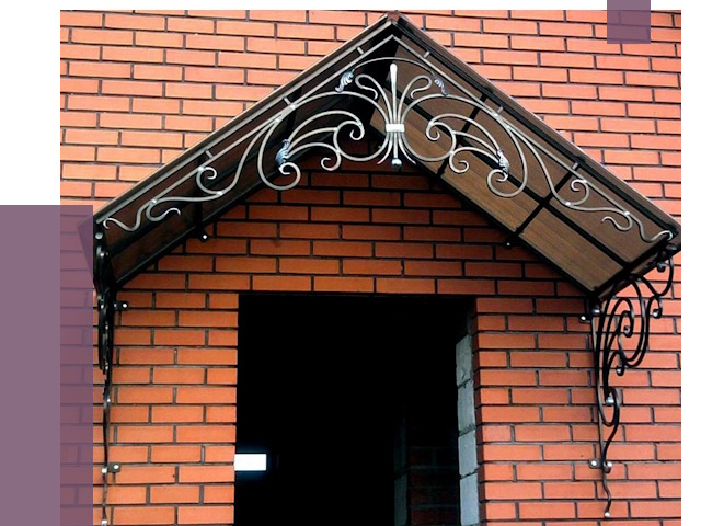 Металлические козырьки в Таганроге от 10639 руб. 