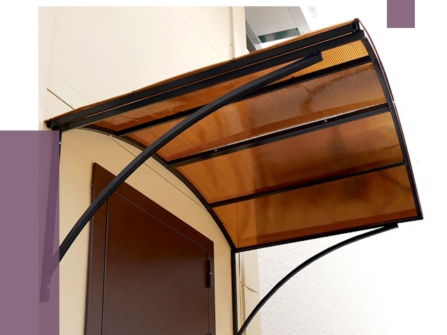 Недорогие козырьки в Таганроге от 7554 руб.  | ПРОЛЁТ-Тгн