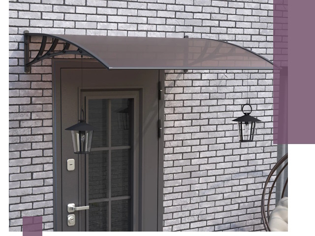 Недорогие козырьки и навесы под ключ в Таганроге