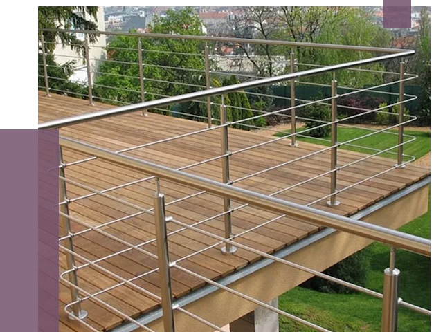 Алюминиевые парапеты в Таганроге под ключ от 7738 руб. 