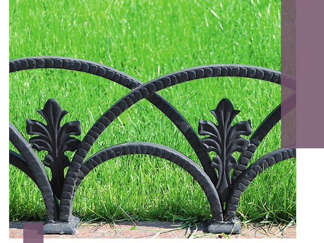 Декоративные металлические бордюры под ключ в Таганроге