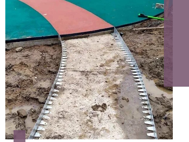 Металлические бордюры для дорожек в Таганроге — монтаж и изготовление