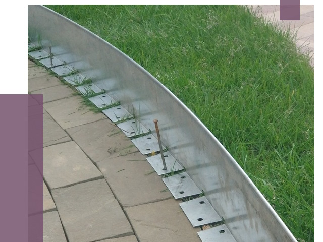 Металлические бордюры для тротуаров в Таганроге от 8654 руб.