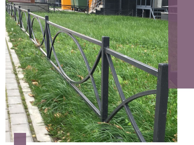 Газонные ограждения из металла в Таганроге — монтаж и продажа