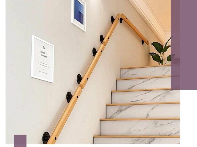 Поручни металлические и деревянные под ключ в Таганроге