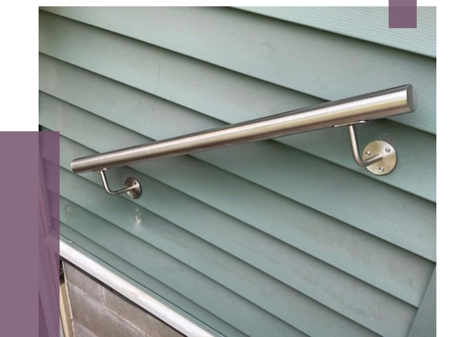 Поручни из нержавеющей стали в Таганроге от 7636 руб.  | ПРОЛЁТ-Тгн